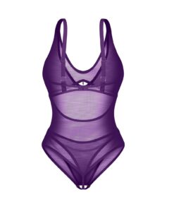 Body Obsessive Vibres Crotchless Teddy S-3XL - obrazek 4