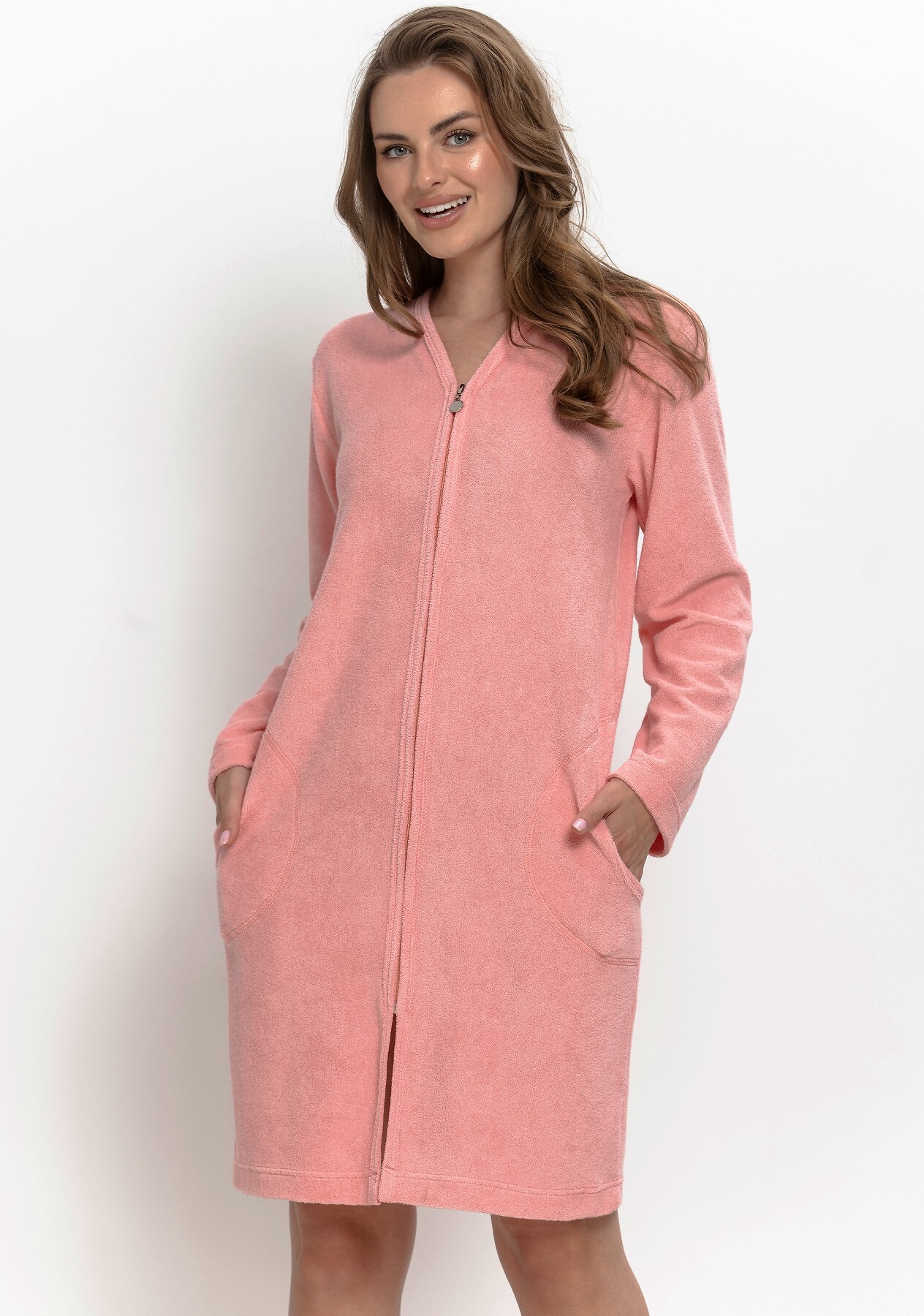 Szlafrok Taro 3686 Iva dł/r 2XL-3XL Z26