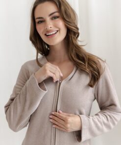 Szlafrok Taro 3686 Iva dł/r 2XL-3XL Z26 - obrazek 5